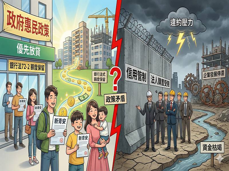  新青安政策延伸之「資金排擠效應」與「第七波信用管制」深度解析 