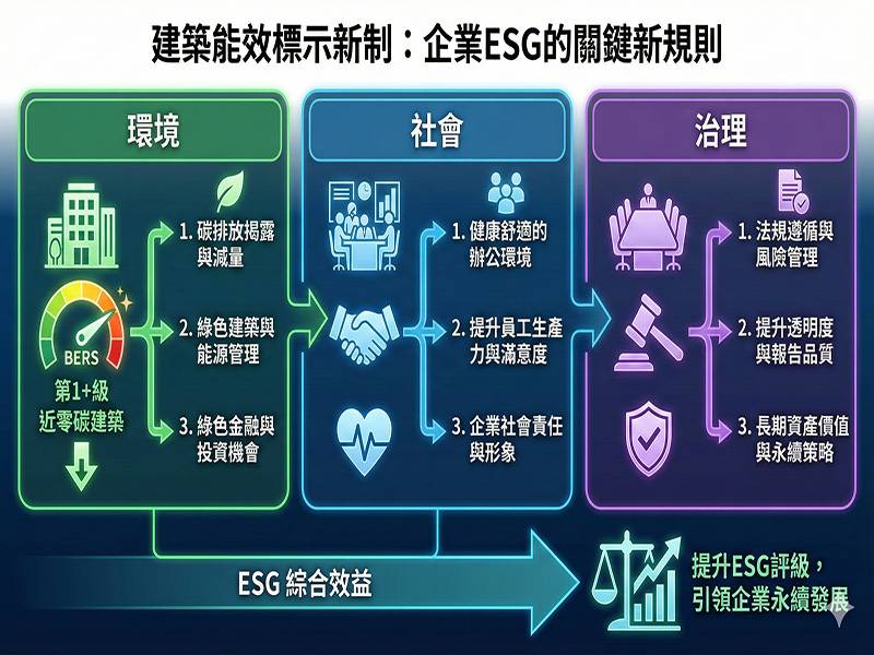  【決戰 2026】綠色資產的黃金分水嶺：解讀 115/7/1 建築能效標示新制與企業佈局策略 