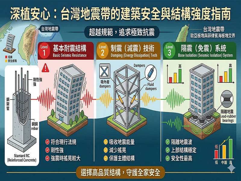  建築結構的三種類型與其強度解說 