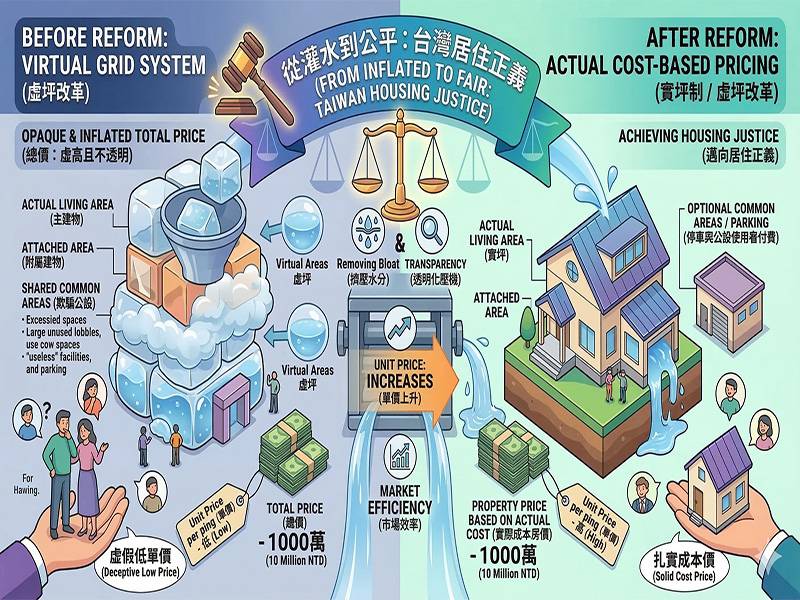 虛坪改革：三大核心政策導向