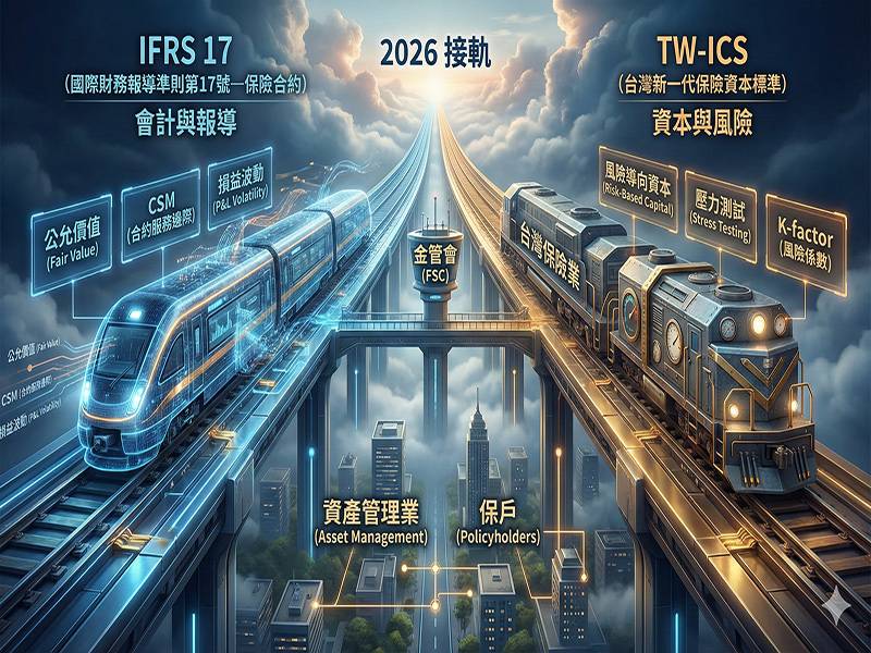 IFRS 17（國際財務報導準則第17號—保險合約）與 TW-ICS（台灣新一代保險資本標準）施行有何影響?