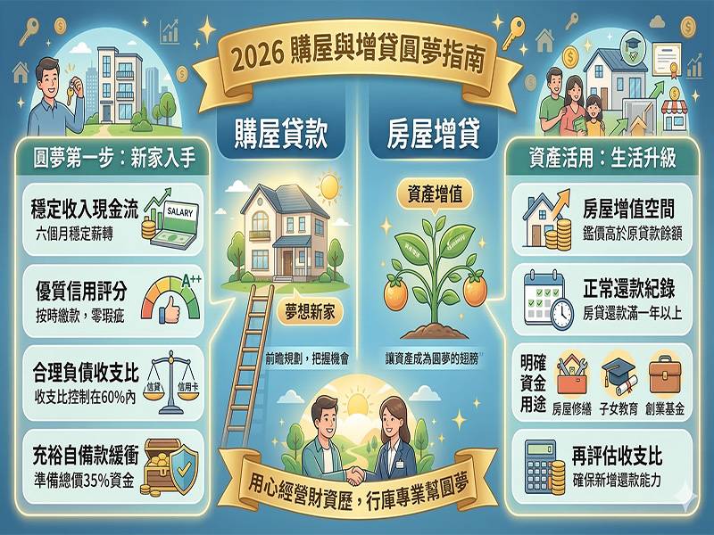 提升房貸成數與利率的方法總整理