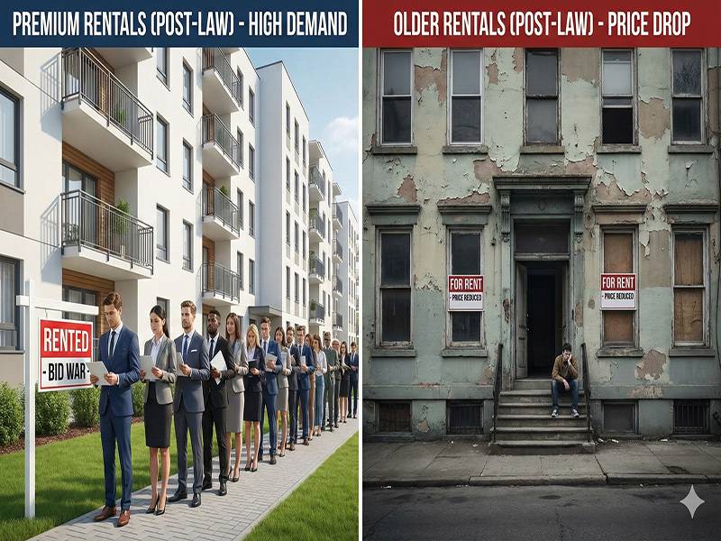  租賃專法後的雙軌世界：優質房產的「競價化」與劣質房產的「剩餘化」 
